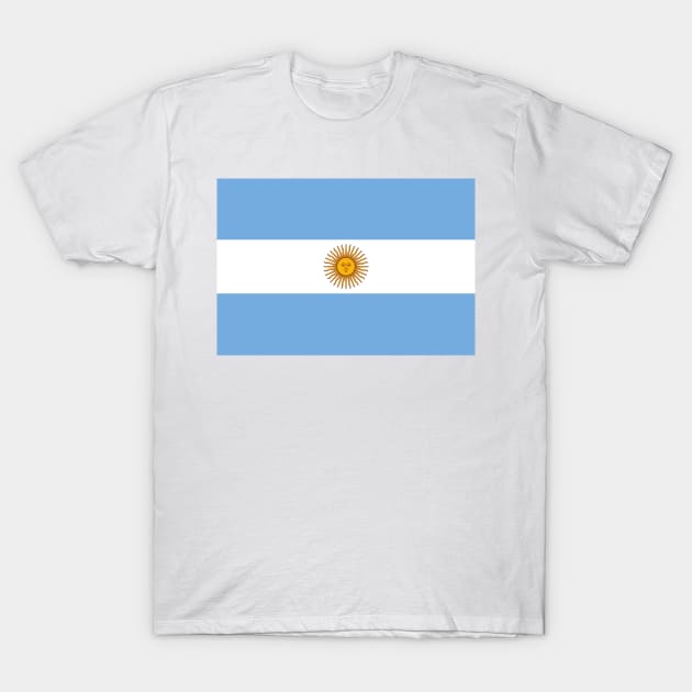 Argentina National Flag T-Shirt by Culture-Factory